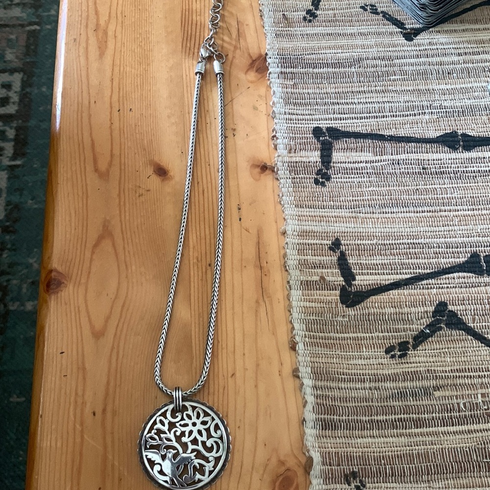 Silver bird pendant. Brighton like new